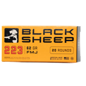 Black Sheep .223 62gr FMJ - 20 Round Box