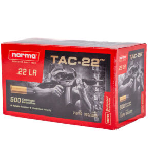 Norma Tac22 .22 Long Rifle 40gr - 500 Round Brick