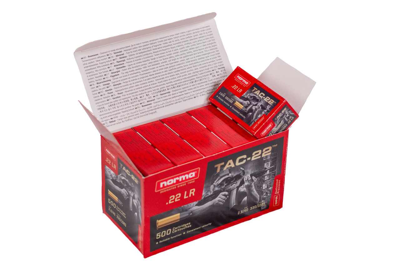 Norma Tac 22 LR | 5,000 Round Case - Ammo Trucks